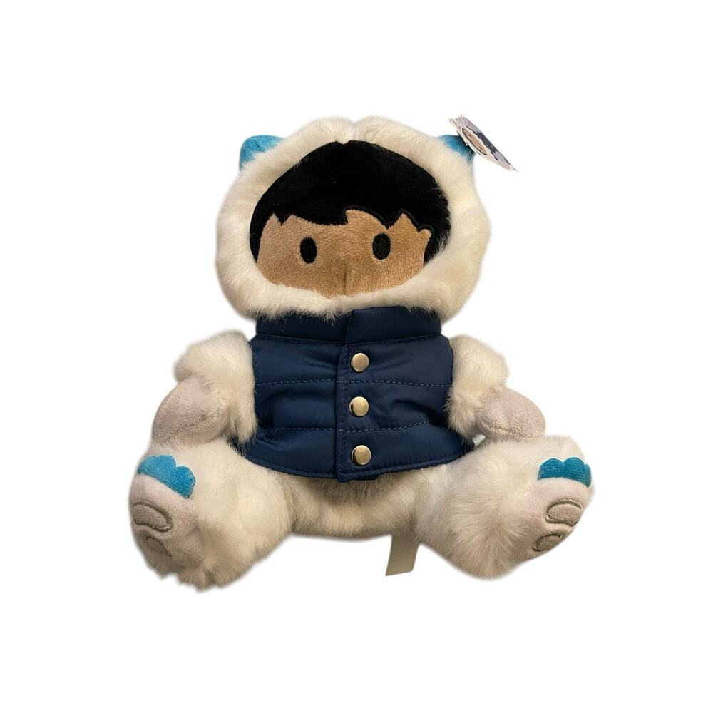 2023 Salesforce Snowball ASTRO Plush Stuffed 8” Mascot In Removable Blue Vest